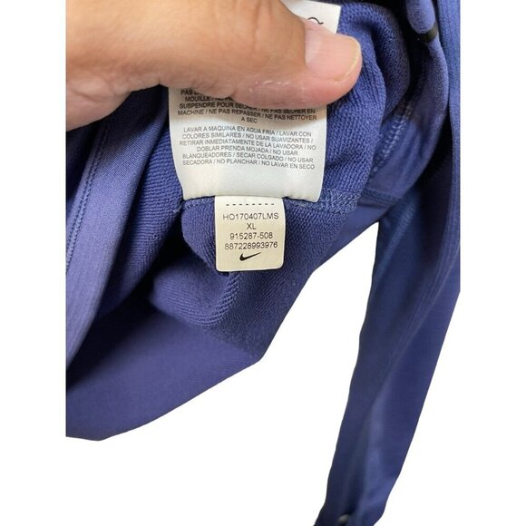 Nike Pro HyperWarm Hoodie 915287 508 Girls Size XL Blue Teal Swoosh Thumb Hole - Picture 4 of 7